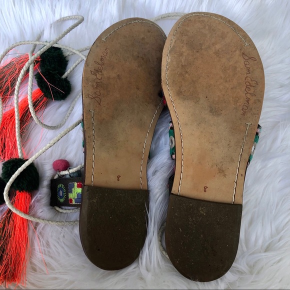 Sam Edelman {Gretchen} Lace Up Gladiator Sandal - Picture 5 of 7